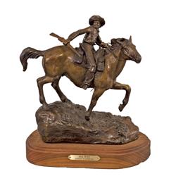 Bob Scriver. Bronze Sculpture.