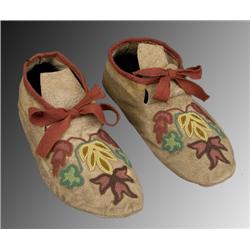 Blackfeet Beaded Moccasins.