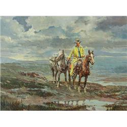 Newman Myrah. Oil on Canvas.