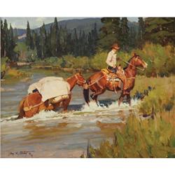 Jim C. Norton. Oil on Board.