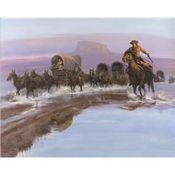 Victor Prezio. Oil on Board.