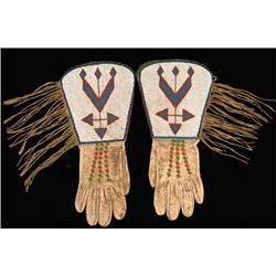 Northern Plains Fully Beaded Gauntlets.
