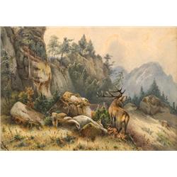 Charles Graham. Watercolor.