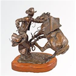 Skip Glomb. Bronze Sculpture.