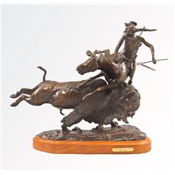 Skip Glomb. Bronze Sculpture.