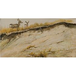 Frank D. Hagel. Watercolor.