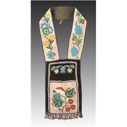 Great Lakes beaded bandolier bag