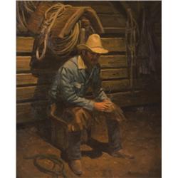 Ned Mueller. Oil on Canvas.