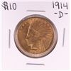 Image 1 : 1914-D $10 Indian Head Eagle Gold Coin