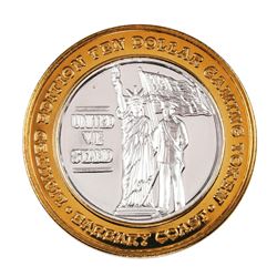 .999 Silver Barbary Coast Las Vegas, Nevada $10 Casino Limited Edition Gaming Token