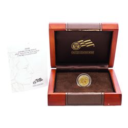 2008-W $5 Proof American Buffalo 1/10 oz. Gold Coin w/ Box & COA