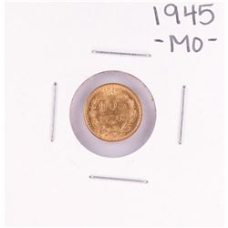 1945 Mexico Dos Pesos Gold Coin