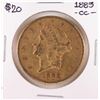 Image 1 : 1883-CC $20 Liberty Head Double Eagle Gold Coin
