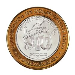 .999 Silver Las Vegas, Nevada Club $10 Casino Limited Edition Gaming Token