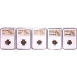 Lot of (5) Ancient Roman Empire Coins NGC Certified