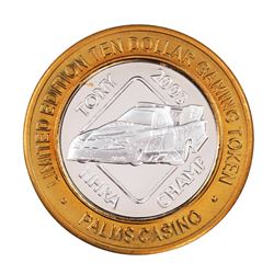 .999 Silver Palms Casino Las Vegas Nevada $10 Limited Edition Gaming Token