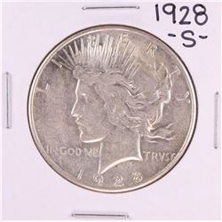 1928-S $1 Peace Silver Dollar Coin