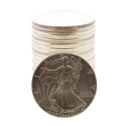Roll of (20) Brilliant Uncirculated 1996 $1 American Silver Eagle Coins