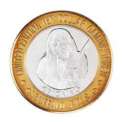 .999 Silver Buffalo Bills Resort & Casino Primm, NV $10 Limited Edition Gaming Token