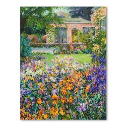 Henri Plisson "Parisian Courtyard" Limited Edition Giclee On Canvas