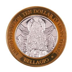 .999 Fine Silver Bellagio Las Vegas, NV $10 Limited Edition Gaming Token