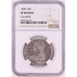 1838 Capped Bust Half Dollar Coin NGC XF Details