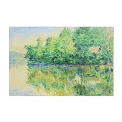 Charles Knecht "Mid Day Reflections" Original Oil On Canvas