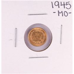1945 Mexico Dos Pesos Gold Coin