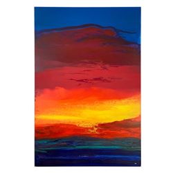 Wyland "Raging Sea" Original Acrylic On Board