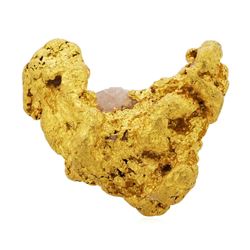 14.80 Gram Specimen Gold Nugget with Quartz