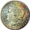 Image 3 : 1881-S $1 Morgan Silver Dollar Coin PCGS MS64 CAC Amazing Toning