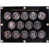 Image 1 : 1950-1963 Proof Franklin Half Dollar Coin Set