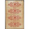 Image 2 : Uncut Sheet of (4) 1800's $10 Canal Bank New Orleans, Louisiana Obsolete Notes