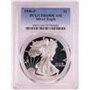 Image 1 : 1996-P $1 Proof American Silver Eagle Coin PCGS PR69DCAM