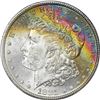 Image 3 : 1881-S $1 Morgan Silver Dollar Coin PCGS MS64 Amazing Toning