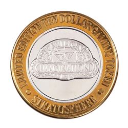 .999 Silver Stratosphere Las Vegas, Nevada $10 Casino Limited Edition Gaming Token