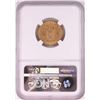 Image 2 : 1882 $5 Liberty Head Half Eagle Gold Coin NGC MS61