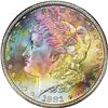 Image 4 : 1881-S $1 Morgan Silver Dollar Coin PCGS MS66 CAC Amazing Toning