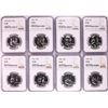 Image 1 : 1956-1963 Proof Franklin Half Dollar Coins NGC PF68