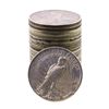 Image 2 : Roll of (20) Mixed Date $1 Peace Silver Dollar Coins