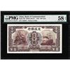 Image 1 : 1942 Bank of Communications China 100 Yuan Pick# 165 PMG Choice About Unc 58EPQ