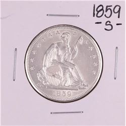 1859-S Seated Liberty Half Dollar Coin