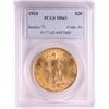 Image 1 : 1924 $20 St. Gaudens Double Eagle Gold Coin PCGS MS63