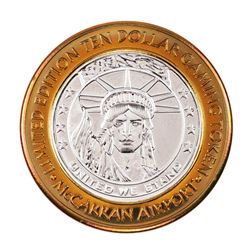 .999 Silver McCarran International Airport Las Vegas, NV $10 Limited Gaming Token
