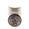 Image 1 : Roll of (20) Brilliant Uncirculated 1922 $1 Peace Silver Dollar Coins