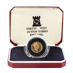 1987-A Proof Isle of Man 1/10 oz Gold Coin w/ Box