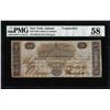 Image 1 : 1810's $10 Bank of Auburn NY "Counterfeit" Obsolete Note PMG Ch. About Uncirculated 58