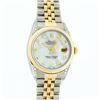 Image 2 : Rolex Men's Two Tone Steel & Gold MOP Diamond 36MM Datejust Wristwatch