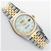 Image 3 : Rolex Men's Two Tone Steel & Gold MOP Diamond 36MM Datejust Wristwatch