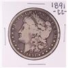 Image 1 : 1891-CC $1 Morgan Silver Dollar Coin
